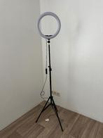 Led ringlamp met statief, Ophalen, Zo goed als nieuw, Led