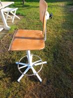 vintage oude architectenstoel met verstelbare buis, Huis en Inrichting, Ophalen, Gebruikt