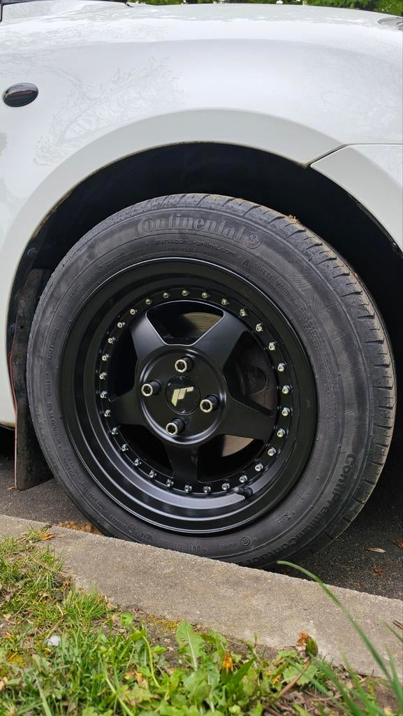 Jantes JR Wheels JR6 4x100 ET35 neuves, Neuf