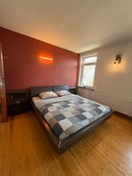 Cadre de lit 180x200 avec tables de chevet, Enlèvement, Utilisé, Deux personnes