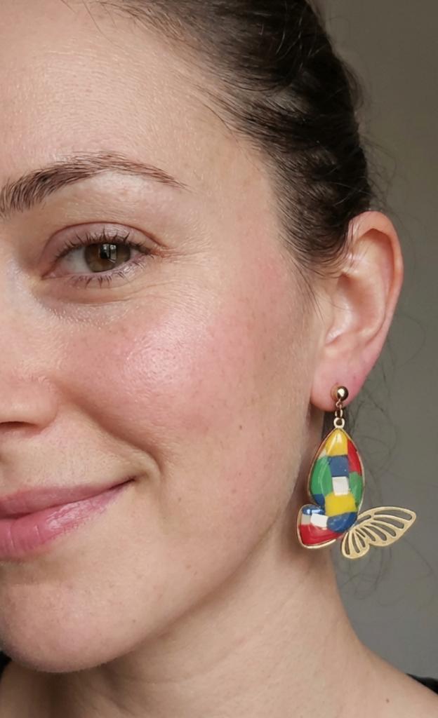 Bijoux en pâte polymère, Bijoux, Sacs & Beauté, Bijoux anciens, Boucles d'oreilles, Autres matériaux, Envoi