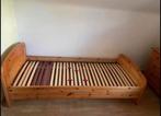 Lit 1 personne, 90 cm, Brun, Enlèvement, 200 cm