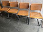 4 chaises en toile vintage Marcel Breuer Cesca, Maison & Meubles, Chaises, Enlèvement, Utilisé