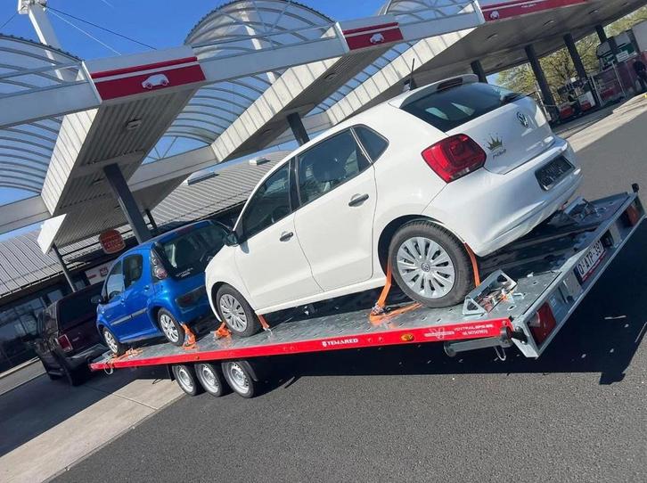 Remorque 2 voitures, Autos : Divers, Remorques, Enlèvement ou Envoi