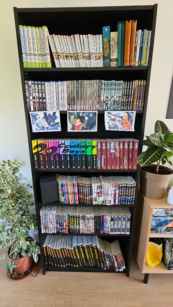 Étagère IKEA BILLY – Noire – Bon état, Maison & Meubles, 25 à 50 cm, Avec tablette(s), Comme neuf, Enlèvement