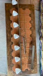 Luminaire en  suspension barre de couleur grise , 7 ampoules, Maison & Meubles, Lampes | Suspensions, Enlèvement