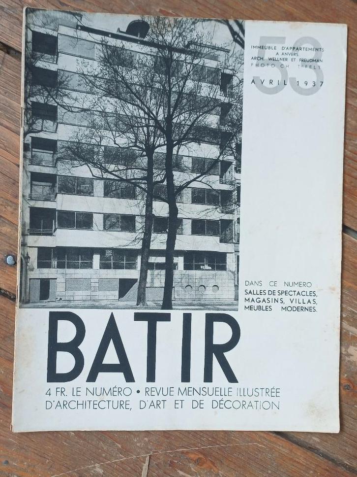 Batir 53 Flouquet Karel Maes L Van den Broeck Geo Henderick, Boeken, Kunst en Cultuur | Architectuur, Ophalen of Verzenden