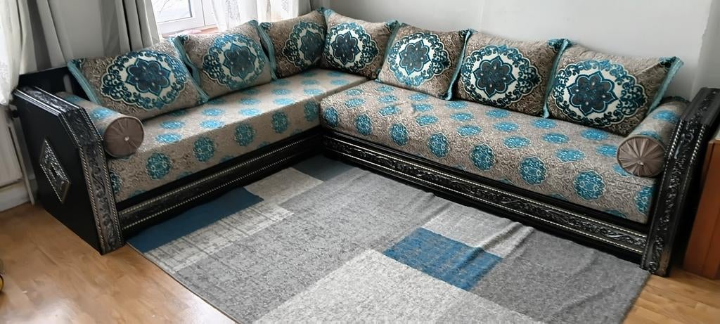 Salon marocain occasion 200cm / 180cm / 2 x dossier ( dos ), Enlèvement