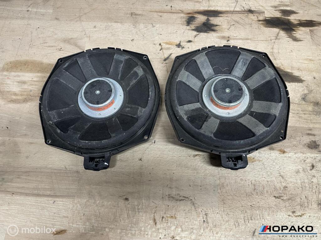 Subwoofer set BMW E60 E61 Logic7 65136929102, Autos : Pièces & Accessoires, Électronique & Câbles, Utilisé, Enlèvement ou Envoi