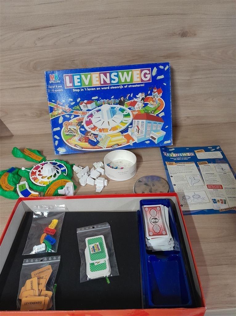 Levensweg - stap in het leven en word steenrijk of straat ar, Verzenden, Zo goed als nieuw