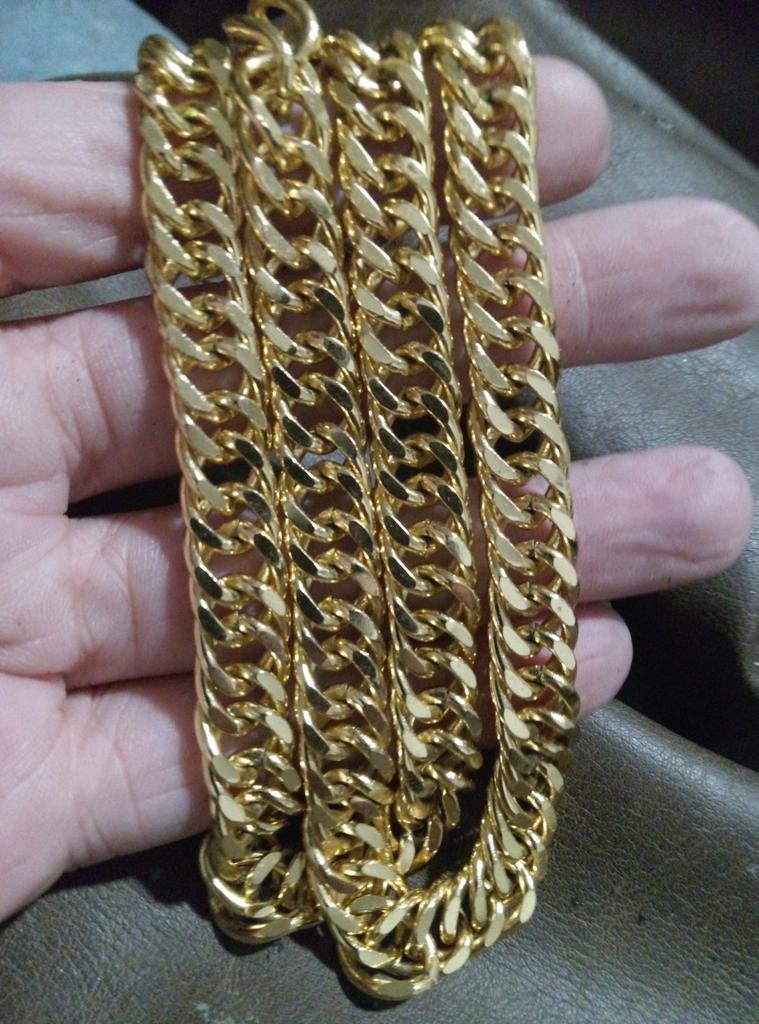 Tampon de qualité « rempli d'or » en or pur 24 carats Au .99, Bijoux, Sacs & Beauté, Colliers, Enlèvement ou Envoi, Or, Or