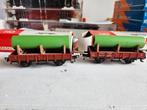 2 wagons Fleischmann avec chargement, Enlèvement ou Envoi, Fleischmann, Wagon, Courant continu