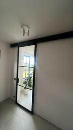 Schuifdeur staal met glas, Enlèvement, Porte coulissante, Verre