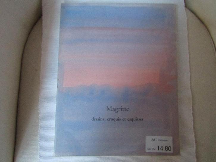 Uniek: verzameling tekeningen, schetsen van Magritte, Boeken, Kunst en Cultuur | Beeldend, Zo goed als nieuw, Schilder- en Tekenkunst
