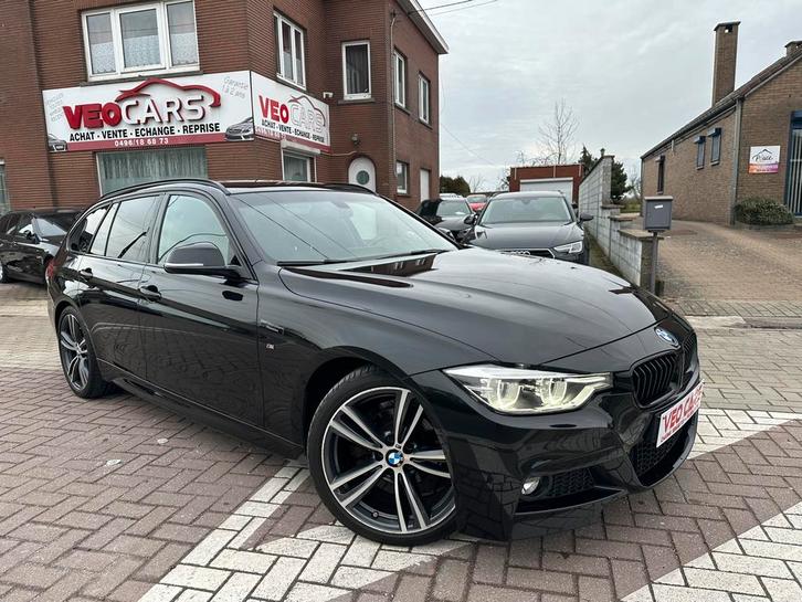 BMW 318d Pack M Int/Ext GPS LED Cuir Capteurs, Autos, BMW, Entreprise, Achat, Série 3, ABS, Phares directionnels, Régulateur de distance