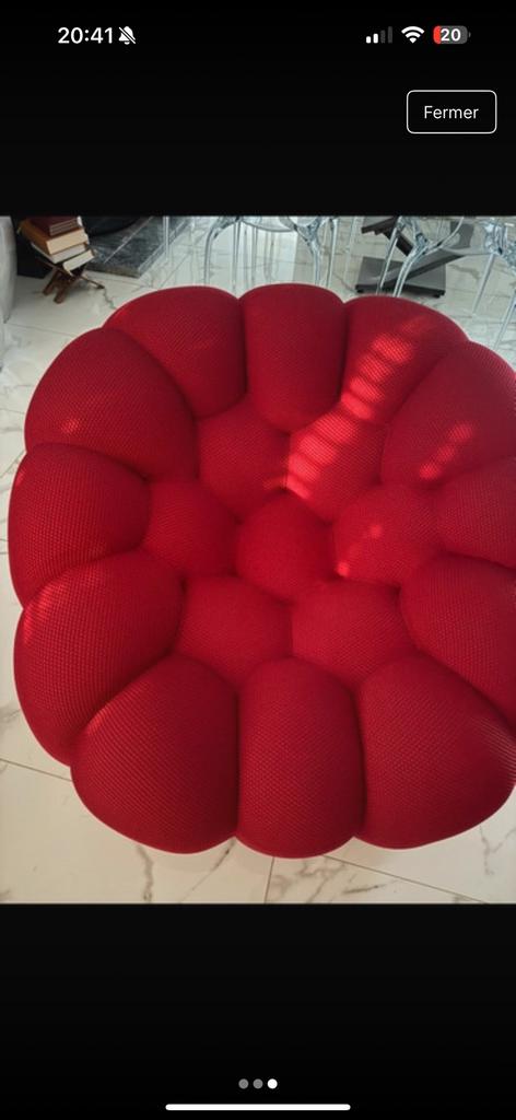 Fauteuil de la célèbre marque Roche Bobois model bubble, Enlèvement, Comme neuf