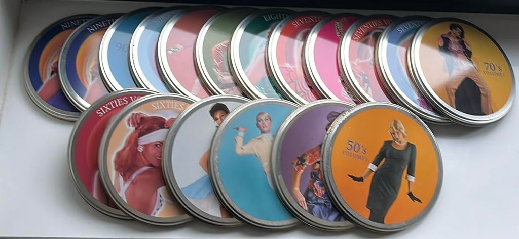 CD set Various Artists 50's-90's - 17 + 1 stuks, Enlèvement, Utilisé, Autres genres