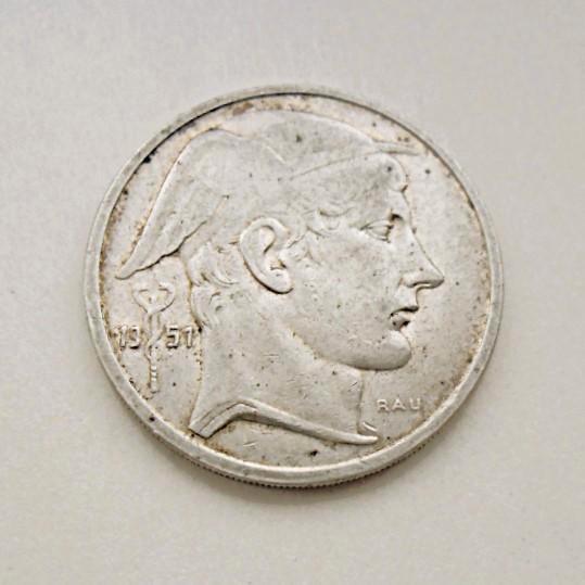 Munteenheid België 50 frank 1951 Fra zilver, Postzegels en Munten, Munten | België, Losse munt, Zilver, Zilver, Verzenden