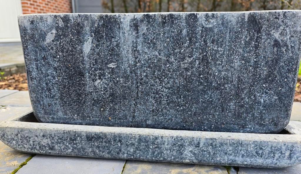 Bloembakken beton met onderschotel, Enlèvement, Béton