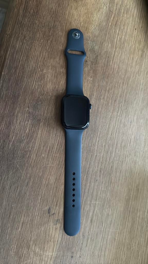 Apple Watch S9 + Cellular (4G/bellen zonder iPhone bij je), Gebruikt, Zwart, IOS, Ophalen of Verzenden