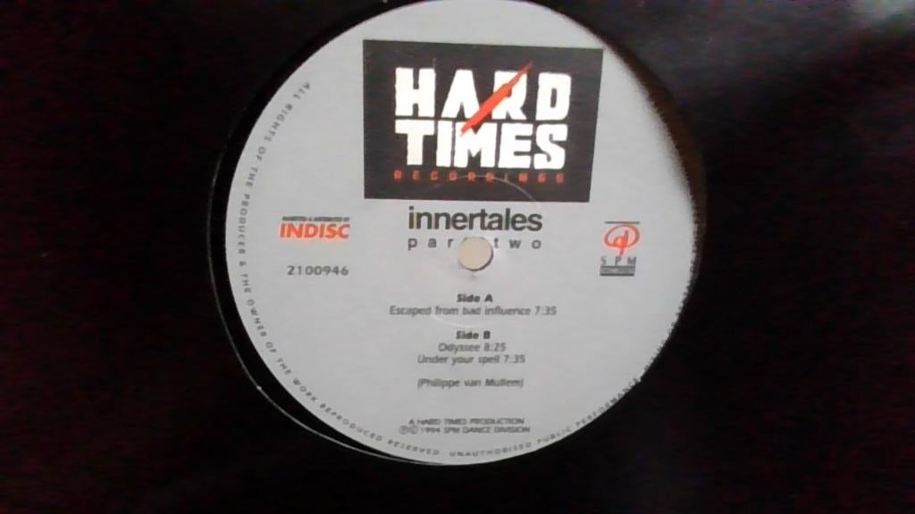 INNERTALES « DEUXIÈME PARTIE » (1994), Enlèvement ou Envoi, Comme neuf, 12 pouces, Techno ou Trance