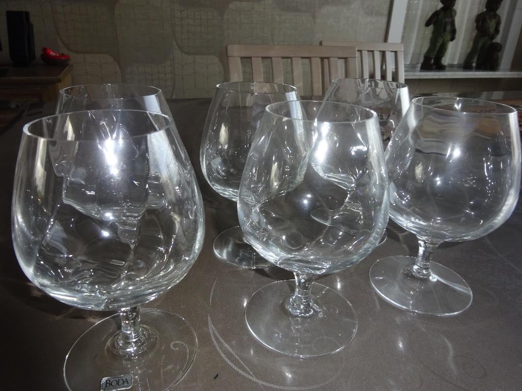 Kosta Boda congac glazen, Enlèvement, Comme neuf