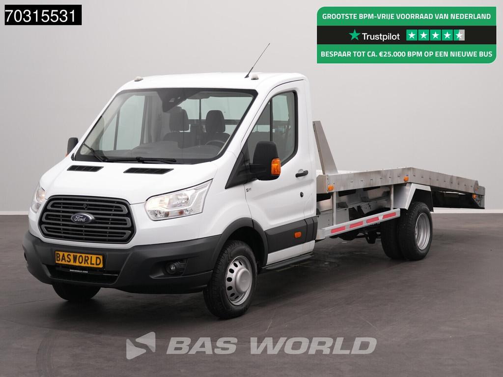 Ford Transit 170pk Dubbellucht Autotransporter Trekhaak Navi, Stof, Euro 6, 4 cilinders, 2000 kg