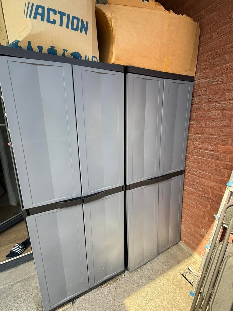 opbergkasten van Action (65 x 37 x 165 cm), Jardin & Terrasse, Écrans de jardin, Enlèvement, Comme neuf