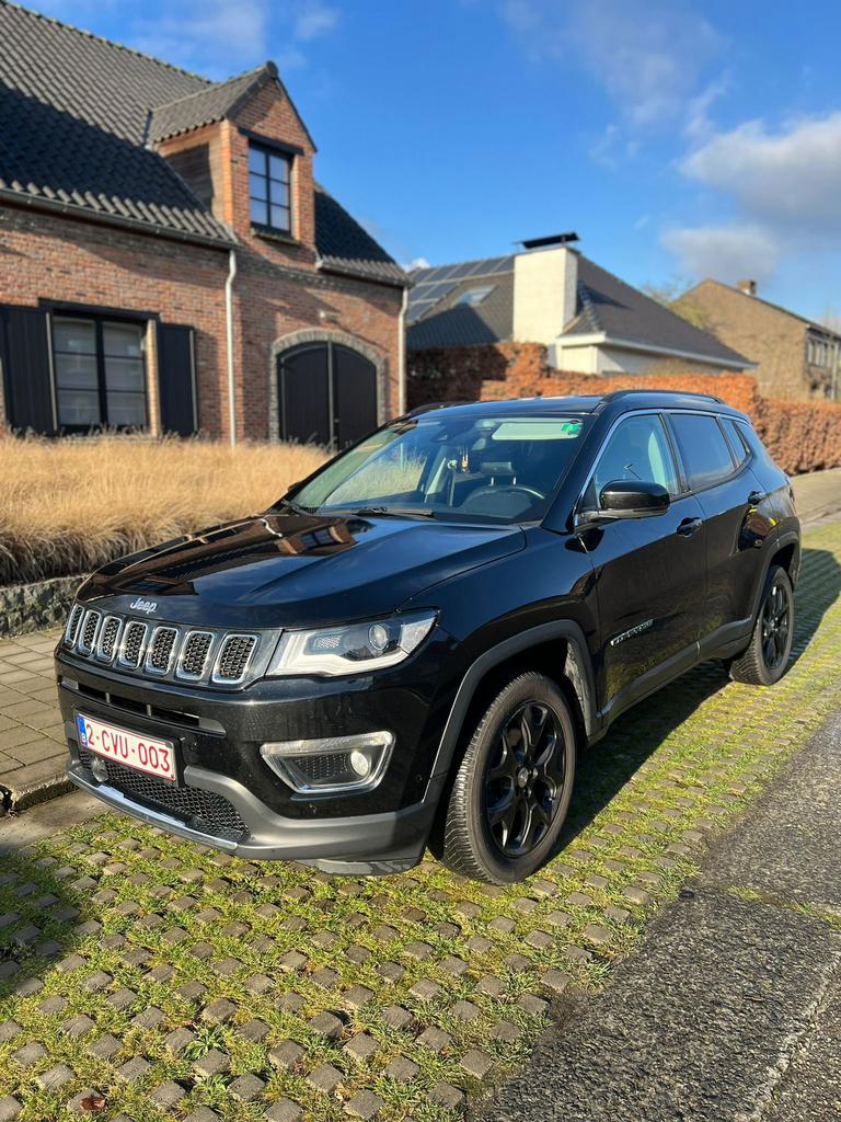 Jeep Compass Limited 4x4 2019 96.000 km Garantie!, Auto's, Jeep, Automaat, 4 cilinders, Zwart, Bedrijf