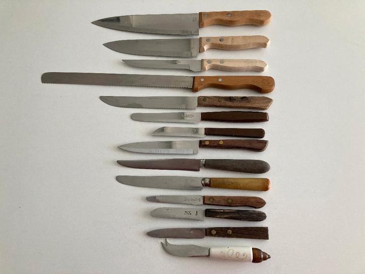 Lot de couteaux vintage, Antiquités & Art, Antiquités | Couverts, Enlèvement ou Envoi