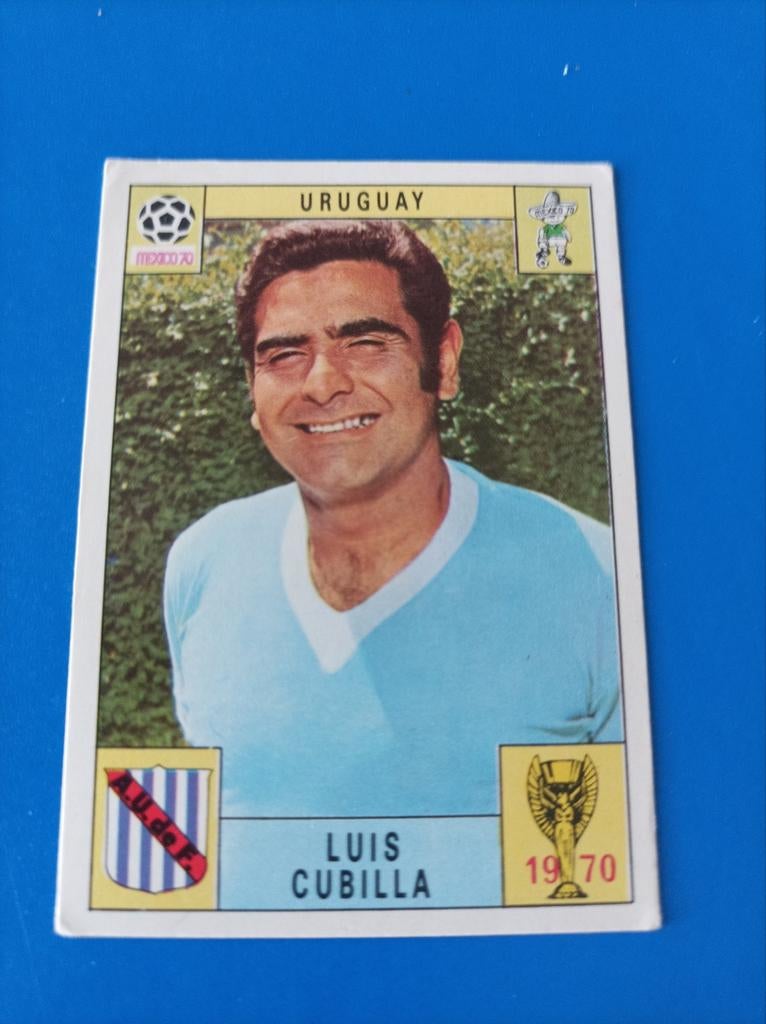 Panini Mexico 70 Uruguay Luis Cubilla, Ophalen of Verzenden