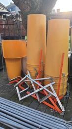 Kit Complet Goulottes Évacuation Gravat 11m avec 2 Supports, Bricolage & Construction, Enlèvement, Comme neuf