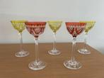 5x wijnglazen Val Saint Lambert, Antiek en Kunst, Antiek | Glaswerk en Kristal, Ophalen