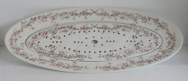 schitterende verlek vergiet schotel vis asperges 70 cm !!!, Antiek en Kunst, Ophalen