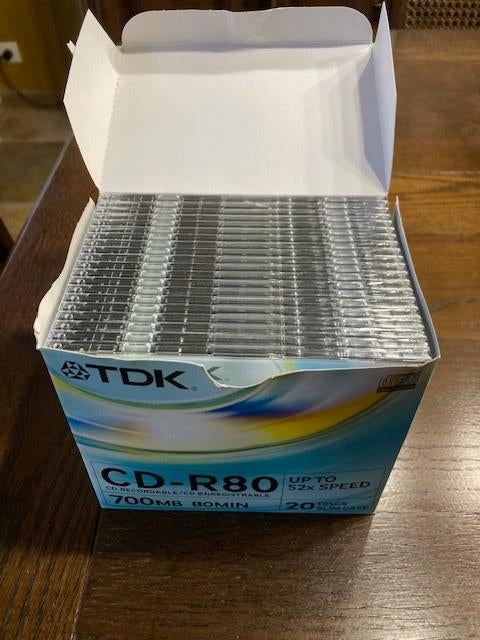 CD-R80, Computers en Software, Beschrijfbare discs, Ophalen, Herschrijfbaar, Cd, Nieuw