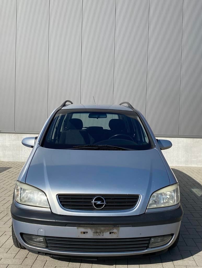 2002, Opel Zafira, 167.876km, 7 zitplaatsen, Autos, Opel, Entreprise, 7 places, Boîte manuelle, 5 portes