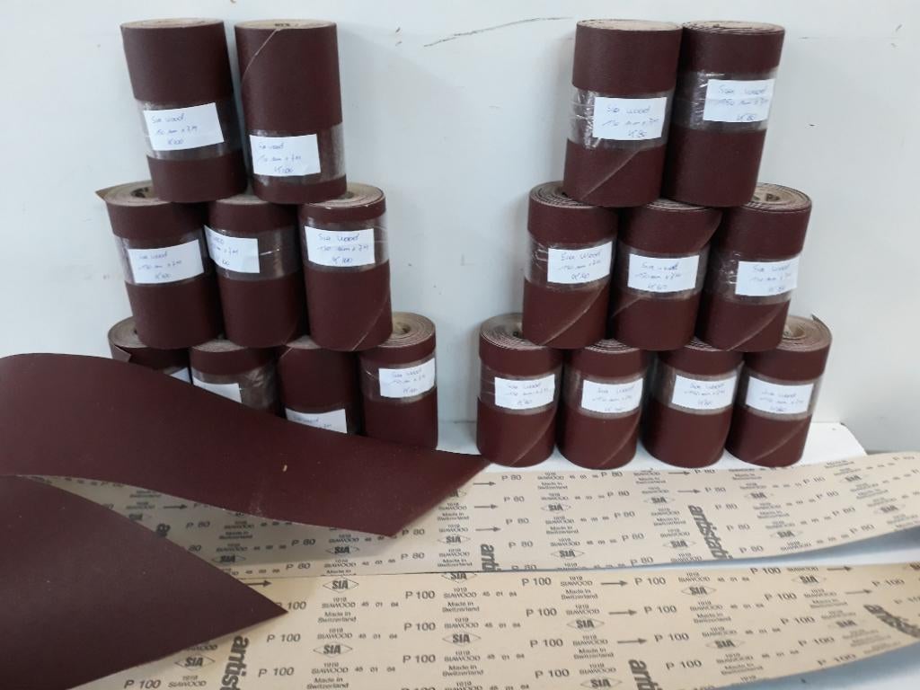 Schuurpapier op rol SIA wood, Ophalen, Nieuw