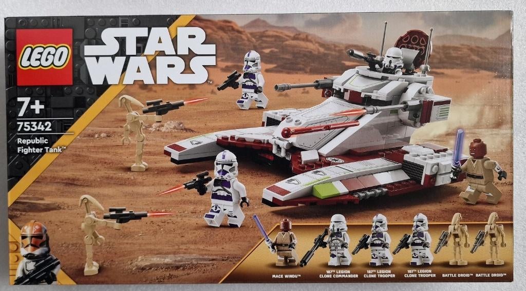 LEGO Star Wars 75342 – Republic Fighter Tank – Sealed, Enfants & Bébés, Jouets | Duplo & Lego, Neuf, Lego, Ensemble complet, Enlèvement ou Envoi