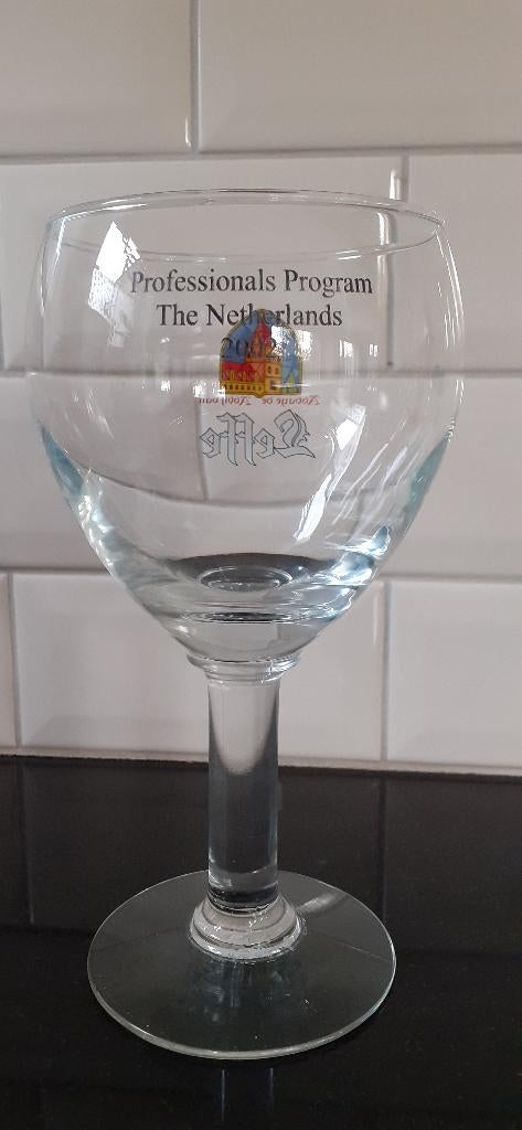 Verre Leffe "Professionals Program - The Netherlands 2002", Collections, Enlèvement ou Envoi, Comme neuf, Verre ou Verres, Leffe