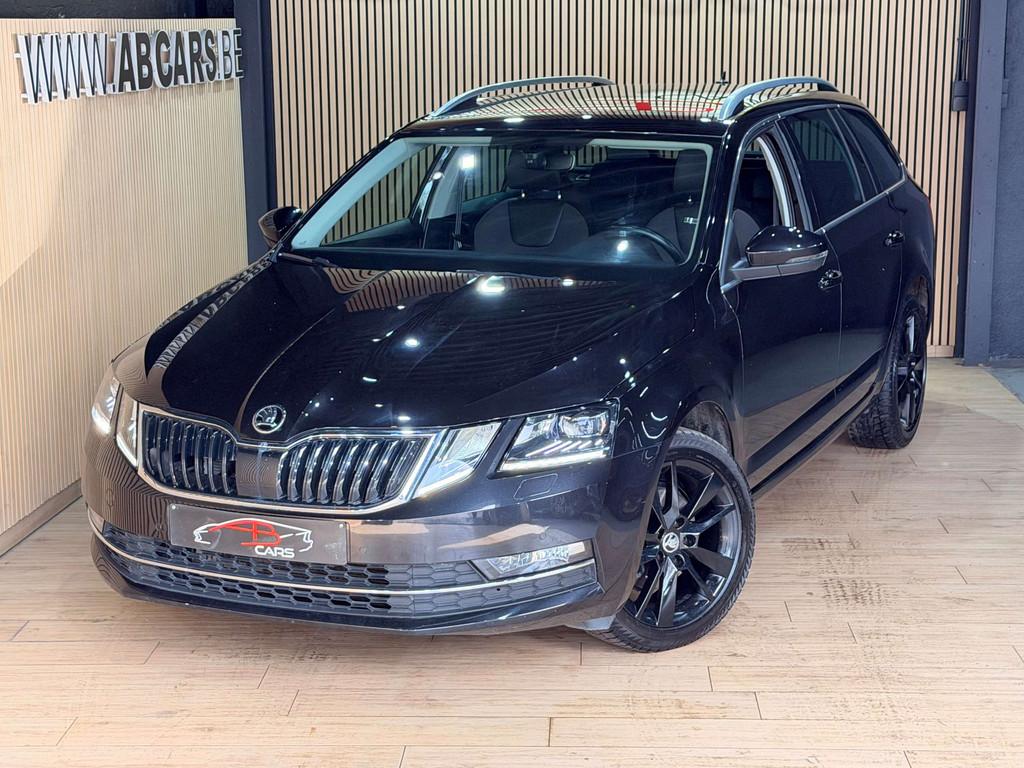 Skoda Octavia SW 1.0 TSI * GARANTIE 12 MOIS * 1ER PROP *, Gebruikt, Parkeersensor, 116 pk, Zwart