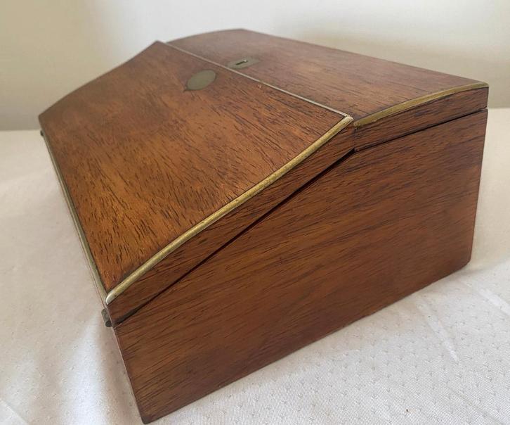 Antique Écritoire de Voyage / Secrétaire abattant anglaise, Antiquités & Art, Antiquités | Meubles | Armoires, Enlèvement ou Envoi