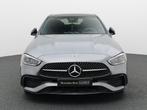Mercedes-Benz C 300 e AMG Line + LEDER + BURMESTER + PANO DA, Auto's, Automaat, 4 deurs, Zwart, 4 cilinders