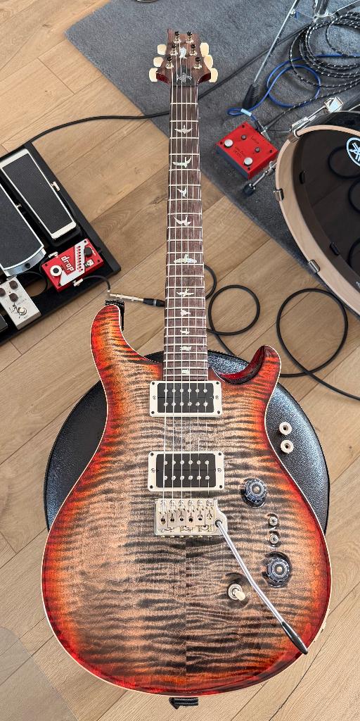 PRS Custom 24 - 35th Anniversary - Charcoal cherry burst, Ophalen of Verzenden, Gebruikt, Solid body, Paul Reed Smith