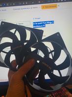 2x Wees stil! Pure Wings 3 PC-ventilatoren, Computers en Software, Computerkoelers, Ophalen of Verzenden, Refurbished, Luchtkoeling