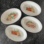 4 vintage kleine ovalen schaaltjes groenten, Antiek en Kunst, Ophalen of Verzenden