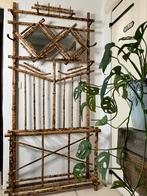 Vintage Bamboo hall stand / bamboe staande kapstok, Enlèvement, Comme neuf, Portemanteau sur pied