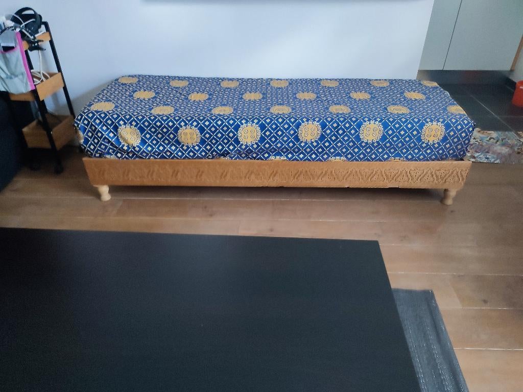 Banc salon oriental, Trois personnes, Moins de 75 cm, Enlèvement, Bois