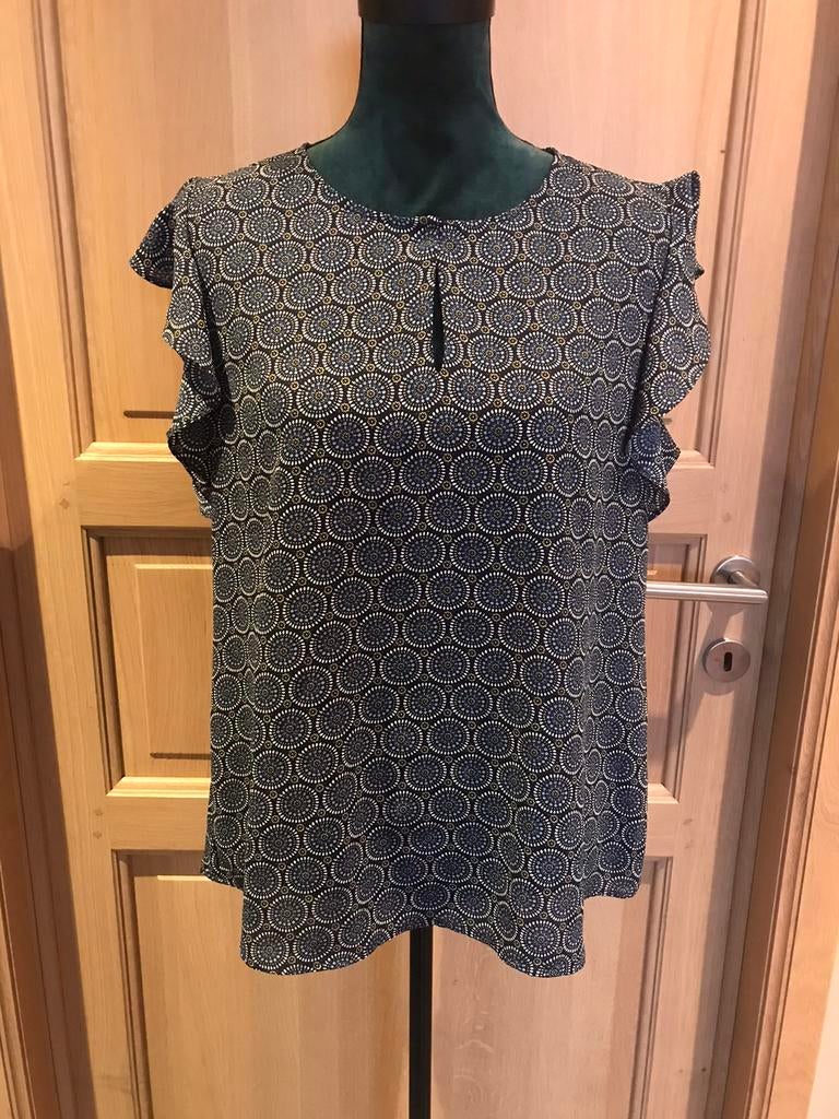 Blouse maat 42, Kleding | Dames, Ophalen of Verzenden, Zo goed als nieuw, Maat 46/48 (XL) of groter, Blauw