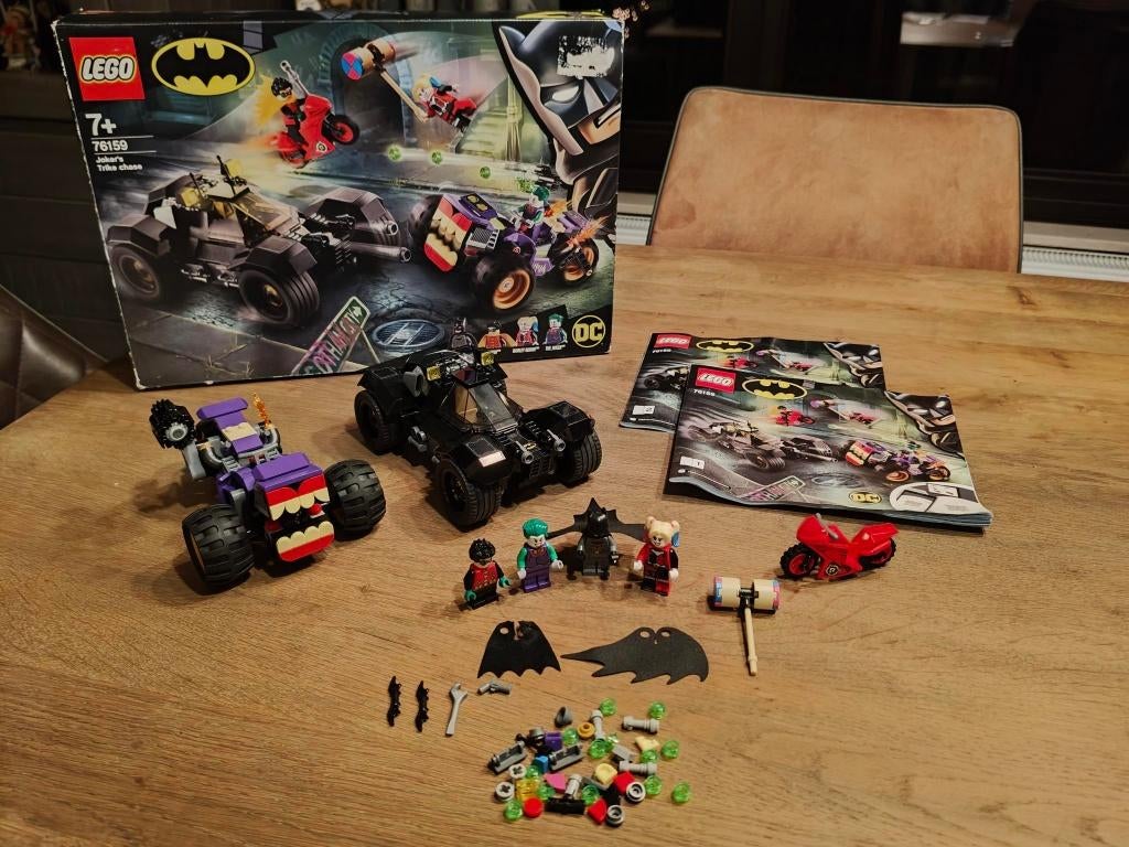 Lego 76159 Batman Joker‘s Trike chase achtervolging, Overige thema's, Lego, Ophalen of Verzenden, Zo goed als nieuw
