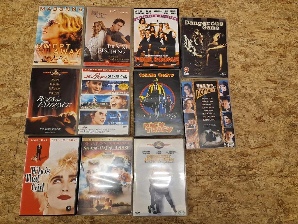 DVD collectie Madonna films, Tous les âges, Enlèvement, Comme neuf, Autres régions